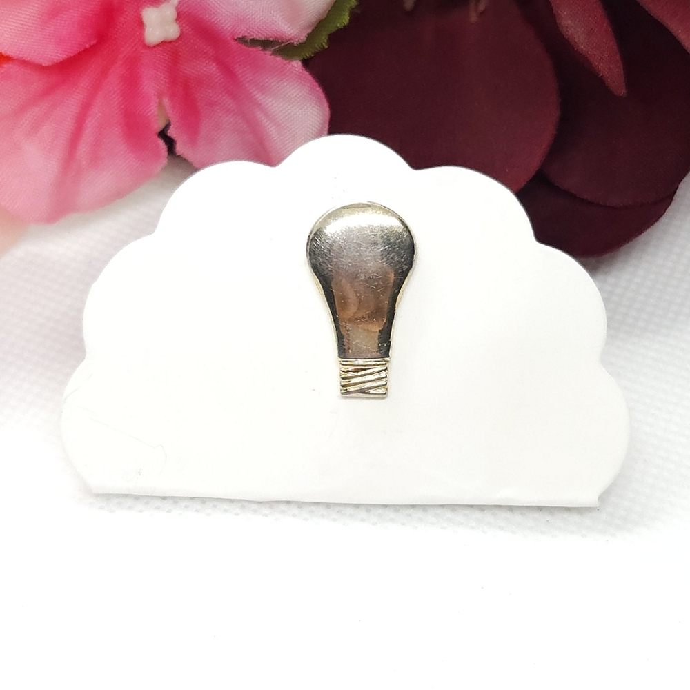 Vintage Light Bulb Pin Label Pin Union Made UAW 65